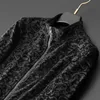 Tute da uomo Set da pista floccato jacquard di lusso europeo Set da 2 pezzi primavera e autunno da uomo Paisley Designer Abbigliamento sportivo nero Ropa Lakotiva Hombre 230403