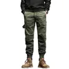 Herrbyxor 2023 Spring S last Khaki Militärbyxor Casual Cotton Tactical Big Size Army Pantalon Militaire Homme 230403