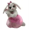 2024 Высококачественные милые костюмы талисмана кролика Хэллоуин.