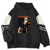 Kvinnors hoodies tröjor Kpop höst/vinter varm tröja huvtröja lös casual pullover sportkläder stor storlek haikyuu tryck harajuku topp