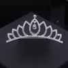 Pinces à cheveux princesse couleurs cristal mode peignes couronne pour filles strass épingles à cheveux diadèmes mariée mariage bijoux accessoires