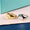 Designer vänligen återvänd till New York Heart Jewelry Rings Women Mens Band Ring Gold Sier Rose Color Gift Wrap GC2438