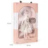 Dolls BJD Doll 41cm Ball Joint 3D Eyes Girl With Full Set Clothes Dress Up Birthday Gift Toy 35cm Ice Cream Box 231110