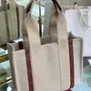 Nouveau sac de créateur fourre-tout sacs femmes sacs à main de luxe décontracté épaule bandoulière sac à provisions toile en cuir véritable Chlo sac fourre-tout Fashion Channel Handbag