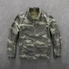 Men's Jackets Autumn Winter Mens Long Sleeve Zipper Cotton Jacket Oversize Xxl Youth Loose Camouflage Coat Military Style Outerwear Boys