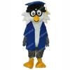 Super schattig Dr. Owl mascotte kostuums Halloween stripfiguur Outfit Pak Xmas Outdoor Party Outfit Unisex Promotionele advertentie -kledingstukken