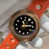 Polshorloges Steeldive SD1975S Bronze Watch Men NH35 Sapphire Crystal Vintage Automatisch 300m Waterdichte heren Mechanisch