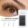 Makeup Tools MASSCAKU W Shape 3D 4D 5D Premade Volume Easy Fans Nature Soft Light Individual Lashes Clover Bloom False Eyelashes Extension 230403