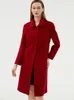 Misto lana da donna S3XL Cappotto lungo da 80 kg Colletto per bambola in pura lana Moda semplice abbigliamento in stile europeo e americano 231102