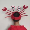 Chapeaux de fête Halloween drôle chapeau crabe homard chapeaux coiffure pour adultes et enfants