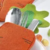 Dinware sets 4pcs radijs mes en vork zakgerei gereedschap wasbare ritssluiting pouch pouch huishouden dinerdas draagbare bestek w z2d6