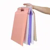 Present Wrap 100st CPE Plastic Courier Bag 16 Wires Ultra tjockt höljet 26x33cm rosa/transparenta postväskor förpackningsartiklar
