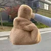TOTES DUFFY Koreańska wersja imitacji Rex Rabbit Fur Hbag Bag urocza pluszowa kamizelka dla kobiet wszechstronna