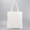 Storage Bags 5 Pcs Natural Cotton HandBag Canvas Tote Shoulder Reusable Vegetable Crossbody Bag