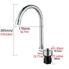 Kitchen Faucets 360 Degree Swivel RV Faucet Horizontal Rotation Folding Single Handle Control Bathroom Products For Caravans Bar