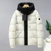 Designer Uomo corto Abbigliamento piumino uomo Europa Ispessimento stile americano Cappotto caldo Cappotti di alta qualità Piumino in cotone taglie forti S-4XL