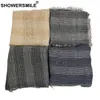 Sciarpe SHOWERSMILE Sciarpa Uomo Autunno Inverno Stile britannico Sciarpe da uomo Patchwork Cachi Nero Grigio Navy Sciarpa maschile 180cm * 110cm 230403