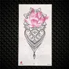 Temporary Tattoos 3D Skeleton Fake Temporary Tattoo For Women Men Death skull Dragon Tattoos Geometric Rose Creative Waterproof Tatoos Chest Waist Z0403