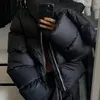 Kvinnor Down Parkas lätta quiltade jackor långärmad wrap crage dragkedja beskuren puffer kappa vinter varma ytterkläder med fickan 231102