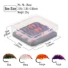 Baits Lures ICERIO 24pcsBox Scud Bug Worm Nymphs Flies Barbed Hook Trout Fishing Carp Fly Lure Bait 230331