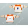 Drużyna narodowa GDSIR Custom India White Hockey Jersey Każdy gracz lub numer numer S-M-L-XL-XXL-3XL-4XL-5XL-6XL