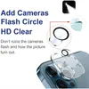 9H Camera lens tempered glass for iPhone 15 14 13 pro max 12 mini 11 pro max Back Camera film Screen protector full cover 3D