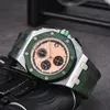 2024 New Luxury Moissanite Watch Date AP يشاهد جميع الاتصالات الهاتفية الكوارتز ساعة Chronograph Clock Watch A18