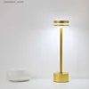 Desk Lamps Table Lamp For Bedroom Chargeable LED Touch Switch Desk Lamp For Restaurant Rechargeable Lights USB-C Charging Table Lamp Q231104