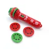파티 장식 크리스마스 프로젝터 현실적인 24 패턴 산타 트리 교육 장난감 선물