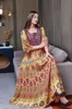 Casual Kleider 2023 Herbst High-End Bohemian Sexy Retro Open Stitch Volle Hülse Kleid Mode Frauen Hohe Taille Geflecht Lang