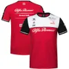 Mens Tshirts Formula One Racing Alfa Romeo Team Orlen Tshirt Summer utomhus Bekväm snabb torr kortärmad sport topp 230403