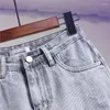 Shorts pour femmes M-5XL Vintage Glands Jeans Femmes Taille Haute Denim Femme Été Streetwear Élégant Sexy Fille Irrégulière