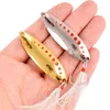 Baits Lures Aorace 10PCSBox Metal Jig Spoon Fishing Lure Set Wobblers Kit Pike Spoon Bait Fishing Tackle Pesca Isca Artificial 230331