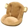 Travesseiro conforto de uma peça semi-fechado tapete de assento com costas para cadeira de escritório alívio da dor ciática assentos de arquibancada