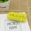 Flores decorativas 12 piezas Mini rosas artificiales de espuma con tallo 2,5 cm pequeña decoración de boda para fiesta en casa