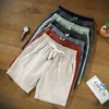 Pantaloncini da uomo Pantaloni corti estivi in lino tinta unita Uomo Taglie forti 7XL 8XL 9XL Lino traspirante Casual 230403