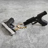 Alloy Empire G34 TTI Mini G17 Model Toy Gun 1 3ピストルキーチェーンアセンブリジェダイサバイバル兵士機器T2308161最高バージョン。