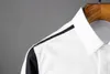 Splice chemise décontractée pour hommes belle mode hommes chemise blanche mince affaires Social chemises habillées Camisa Masculina