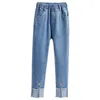 Pantaloni Neonate Jeans Per Bambini Vestiti Adolescenti Pantaloni Bambini Denim Matita Primavera Autunno Costumi 8 10 12 anni