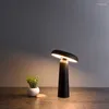 Lampes de table Lampe de restaurant sans fil à commande tactile créative et minimaliste à intensité réglable Lampe de chevet rechargeable Ambiance LED Veilleuse