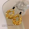 Kolczyki Dangle Drop for Women Solid 925 Glaze Retro Ear Clip Modna Akcesoria Temperament Biżuteria