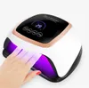 UV LED LED Nail Lamp Dryer Light for Nails Drying Drying Polish Lamp Professional مع 4 أجهزة استشعار ذكية ومثليف و LCD Display7013298