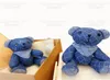 Denim Bear Dolls Hipster Top Fabric Girl039s och Boy039S Designer Dolls Emofriendly Nontoxic Cute Luxury Kids Toys5539498