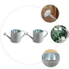 Ekiciler Potlar 3pcs Retro Flowerpot Ev Dekoratif Çiçek Kovası Tutucu Masaüstü Dekor