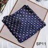 Bow Ties Contrast Stripes Business Neck Scarf Men's Retro Printing Small Square Fall Suit Shirt Luxury Hiphop