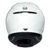 AGV Full Helmets Men and Women's Motorcycle Helmets AGV K6 Gloss White Sport Touring Urban Helmet M L Wn Aleq 907z