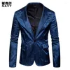 Herrenanzüge Hochwertiger Blazer für Männer Einfacher Stil Elegante Modeklasse Business Bankett Hochzeit Lockere Anzugjacke Host Dress