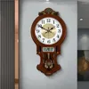 Wanduhren, antike Vintage-Holzuhr, groß, luxuriös, alt dekoriert, Pendel, dekorativ, für Wohnzimmer, Horloge, Dekor, Haus