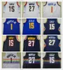 100% Broderie Mens Basketball Jokic Maillots 15 Nikola Michael 1 Porter Jr. Jamal 27 Murray Cousu