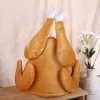 Chapeaux de dinde rôtis en peluche, chapeau de décoration, poulet cuit, oiseau secret pour Costume de Thanksgiving, habillage de fête, Chickelegcap CPA4685 1103